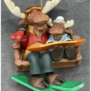 Hallmark Keepsake Ornament 2007 Downhill Thrills Moose on Ski Lift Skiing